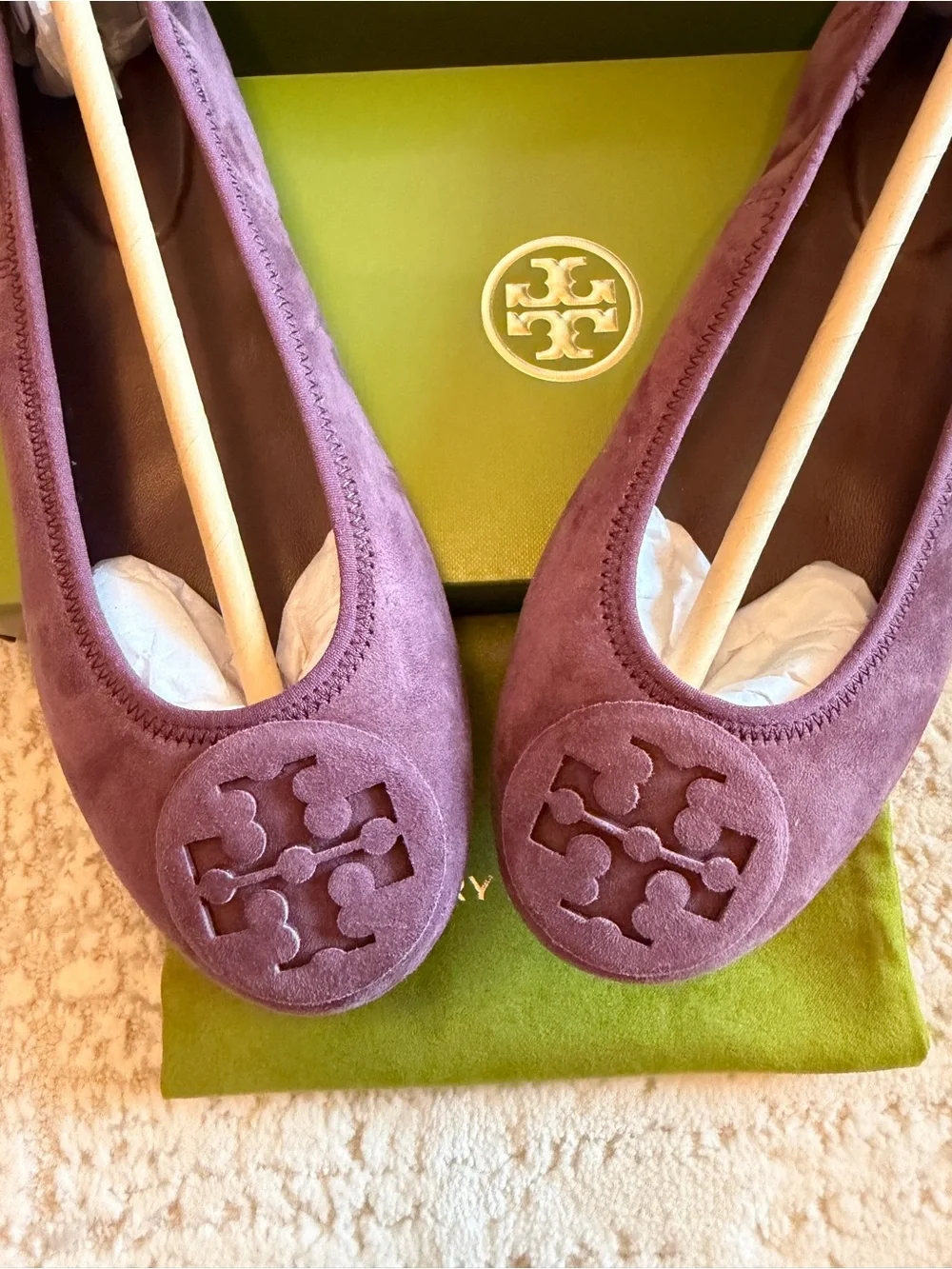 Tory Burch Reva Travel Ballet Flats